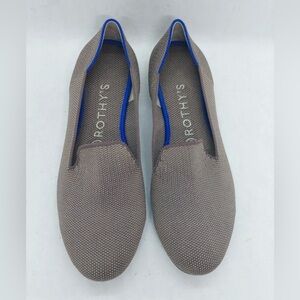 Rothy's Men's Brown and Blue Slip-On Loafers